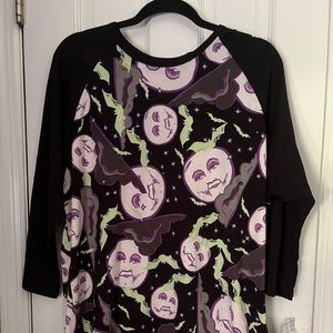 Lularoe Halloween 3XL Randy Moons & Bats